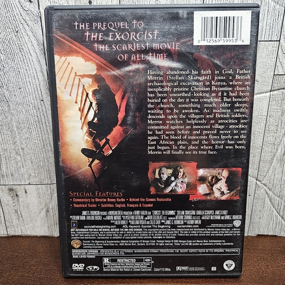 Exorcist The Beginning DVD Widescreen Edition Horror Scary - Picture 4 of 5